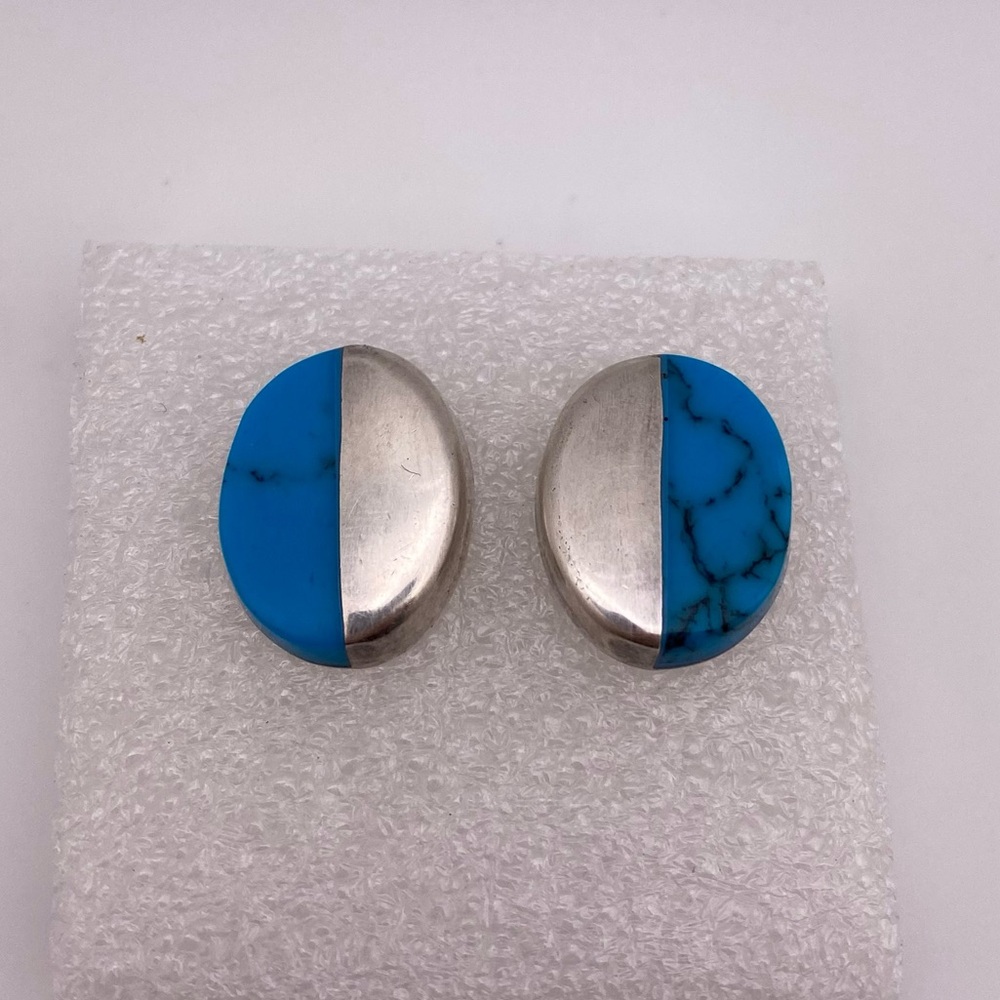 Sterling silver turquoise earrings